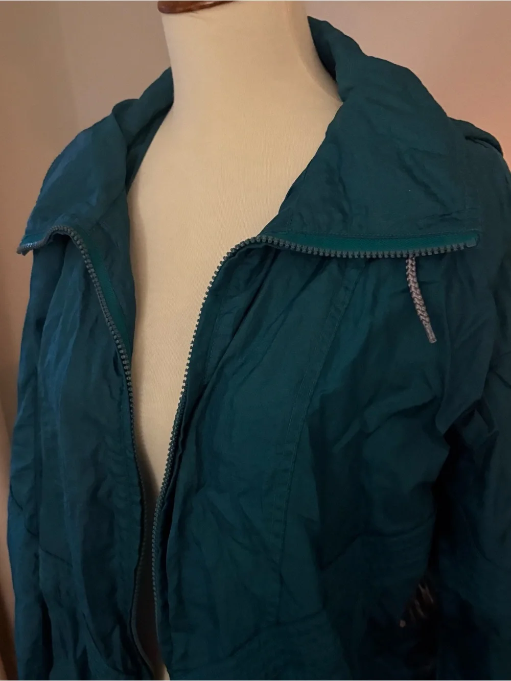 Pacific Trail Teal Women's Lightweight Jacket Medium Hiking Vintage Country Club